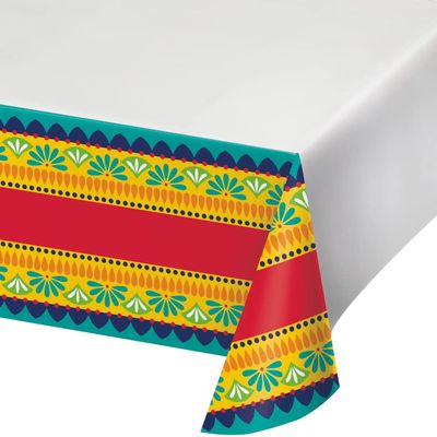 Trendware Fiesta Pottery Paper Tablecloths, 3 ct