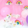 GIFTEXPRESS 6pcs Mini Rainbow Piatas 8"x5"  Colorful Party Favors & Decorations for Kids Birthday, Baby Shower, Fiesta, DIY Crafts & More view 2