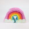 GIFTEXPRESS 6pcs Mini Rainbow Piatas 8"x5"  Colorful Party Favors & Decorations for Kids Birthday, Baby Shower, Fiesta, DIY Crafts & More view 3