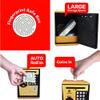 LIKE Toy Piggy Bank Safe Box Fingerprint ATM Bank ATM Machine Money Coin Savings Bank for Kids (Golden) view 2