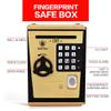 LIKE Toy Piggy Bank Safe Box Fingerprint ATM Bank ATM Machine Money Coin Savings Bank for Kids (Golden) view 4