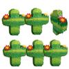 GIFTEXPRESS 6-Pack 6" Mini Cactus Pinatas, Pinatas for Cinco De Mayo, Fiestas, Taco, Llama Birthday, Carnival, Classroom & Table Centerpiece Party Favor and Decoration view 1