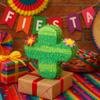 GIFTEXPRESS 6-Pack 6" Mini Cactus Pinatas, Pinatas for Cinco De Mayo, Fiestas, Taco, Llama Birthday, Carnival, Classroom & Table Centerpiece Party Favor and Decoration view 3