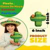 GIFTEXPRESS 6-Pack 6" Mini Cactus Pinatas, Pinatas for Cinco De Mayo, Fiestas, Taco, Llama Birthday, Carnival, Classroom & Table Centerpiece Party Favor and Decoration view 4