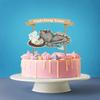 Hatching Soon Dragon Cake Topper  Fantasy Baby Shower Decorations for Dragon Theme Party, Gender Reveal and Kids Birthday Supplies view 3