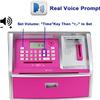 LIKE Talking ATM Savings Bank, Digital Piggy Bank, ATM Money Coins Machine for Kids Birthday Gift (Pink/Silver) view 4