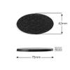 EasyPegs 75 x 42 mm Textured Plastic Oval Bases Wargames Table Top Games 20 Count view 3