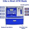 LIKE Talking ATM Savings Bank, Digital Piggy Bank, ATM Money Coins Machine for Kids Birthday Gift (Blue/Silver) view 2