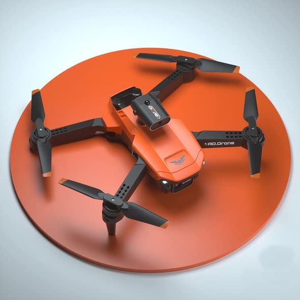 ISPEKTRUM RTH106 Drone 4K Dual Camera 360 Obstacle Avoidance System RC Quadcopter with Advanced Auto Return, Headless Mode, 360 Flipping (Orange)