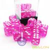 Bescon 12mm 6 Sided Dice 36 in Brick Box, 12mm Six Sided Die (36) Block of Dice, Translucent Pink view 2
