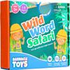 Barnacle Toys Wild Word Safari - CVC Sight Word Reading Games, Primary Phonics Flash Card Alternatives for Kids, Learning Activities/Resources and a Classroom Must Have view 1