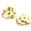 QUPA AM STORE 2PCS Brass Outer Portal Housing Covers Counterweight for 1/18 AXIAL UTB18 Capra RC Car view 4