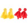 NUOBESTY 4pcs Penalty Flag Football Challenge Flags and Referee for Sports Games Tossing Accessory for Boys and Girls and Friends Competitions and Parties view 1