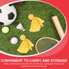 NUOBESTY 4pcs Penalty Flag Football Challenge Flags and Referee for Sports Games Tossing Accessory for Boys and Girls and Friends Competitions and Parties view 2