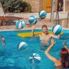 Honoson 6 Pack Water Pool Basketball Swimming Pool Rubber Waterproof Basketball for Summer Lake Party Favors(9 Inch,Light Blue) view 4