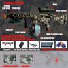 M416 Large Gel Splat Blaster for with Goggles, with Drum and Manual & Electric Dual Mode Gel Splat Blaster, for Team Game - Ages 14 +(Camouflage) view 3