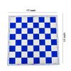 AARGKRAFT 17''Inches Tournament Vinyl Foldable Chess Set (Fide Standards) With 2 Extra Queens + Carry Pouch-For Professional Chess Players (Blue) For Adult,Kid,Child view 4