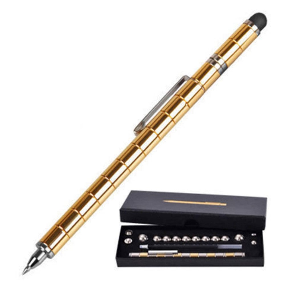 ZSQZJJ Toy Pen Decompression Magnetic Metal Pen Birthday Gift for boy for classmates