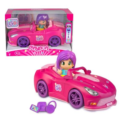 Pinypon, Car, Let's Go, 1 Exclusive Pinypon Figure and Accessories, Toys for Children Ages 3 and Up, GIOCHI PREZIOSI, PNY37