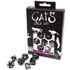 Q Workshop Cats Modern Dice Set Waffle view 1