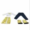American Fashion World Gold Heart Vest Outfit for 14-Inch Dolls | 4 Piece Set | Premium Quality & Trendy Design | Dolls Clothes | Outfit Fashions for Dolls for Popular Brands view 4