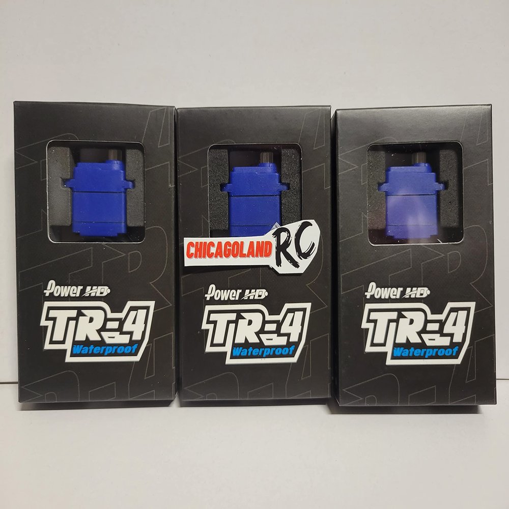 3 Pack Power HD TR-4 TR4 Sub Micro Waterproof Metal Gear Servo LaTrax Rally Teton Prerunner TRA2065 Includes CHICAGOLAND RC Coupon