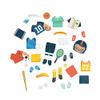 Petit Collage - Sports Star - Shine Bright - Magnetic Dress-Up Game with Mix and Match Magnetic Pieces, Ideal for Ages 3+  Includes 2 Scenes and 25 Creative Magnetic Pieces view 4