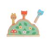 Petit Collage: Petit Friends Wooden Pop-Up Toy - FSC Wooden Toy with 3 Cute Woodland Characters - Perfect for Ages 1+ view 1