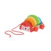 Petit Collage Rainbow Hedgehog Wooden Pull Toy view 4
