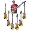 Zugar Land Gold Rock-n-Roll Inflatable Guitar (40 Inches) Vinyl. Perfect Party Favor, DJ Dance 80s Rocker (Gold Color (6 Pack)), view 1
