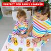 Hapinest My First ABC Alphabet Flash Cards for Baby and Toddlers, 26 Double-Sided Flashcards with Ring view 3