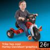 Fisher-Price Toddler Tricycle Harley-Davidson Lights & Sounds Trike, Toy Bike with Adjustable Seat & Storage for Outdoor Play Kids Ages 2+ Years (Amazon Exclusive) view 2
