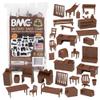 BMC Classic Marx Military Base Camp - 44pc Plastic Army Men Playset Accessories view 1