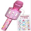 Move2Play, Kids Karaoke Microphone | Includes Stickers & Bluetooth | Kids Birthday Gift | Toy for All Ages 2, 3, 4, 5, 6+ Year Old Girls, Boys & Toddlers (All Pink) view 1