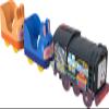 Thomas & Friends Toy Train, Carnival Diesel Motorized Engine with 2 Roller Coaster Cars for Preschool Railway Play Ages 3+ Years view 1