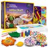 National Geographic Mega Arts and Crafts Kit for Kids  Mosaic Kit, Marbling Paint Kit & Air Dry Clay Pottery Kit  Art Projects for Kids Ages 8-12, Crafts for Girls and Boys (Amazon Exclusive) view 1