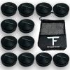 12 Pack Foam Hockey Pucks with Mesh Carry Bag Indoor Safe view 1