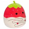 Squishmallow Oficial Kellytoy Food Squad Plush Dessert Collectible Soft Animal (Red/White Scarlet Chocolate Strawberry, 5 Inch) view 2