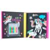 Depesche 12169 Ylvi Colouring Book Set with 25 Pages to Create Imaginative Motifs, Includes 5 Neon Fibre-Tip Pens and Sticker Sheet in Gold, Multicoloured view 2