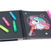 Depesche 12169 Ylvi Colouring Book Set with 25 Pages to Create Imaginative Motifs, Includes 5 Neon Fibre-Tip Pens and Sticker Sheet in Gold, Multicoloured view 4