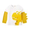 Boys Girls Autumn Winter Costumes Dinosaur Cartoon Print Cotton Long Sleeve T Shirt Tops Baby Clothes (B, 1-2 Years) view 1