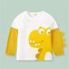 Boys Girls Autumn Winter Costumes Dinosaur Cartoon Print Cotton Long Sleeve T Shirt Tops Baby Clothes (B, 1-2 Years) view 2