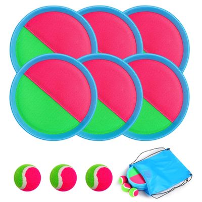 Mxiutery Toss and Catch Ball Game Outdoor Games Playground Balls Beach Games Summer Toys for Ages 4-8, Perfect Kids Toys Playground Sets for Kids Christmas Birthday Gifts