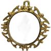 Melody Jane Dolls Houses Dollhouse Victorian Oval Mirror in Gold Ornate Frame Miniature Wall Accessory view 1
