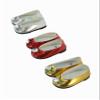 American Fashion World Red, Gold, and Silver Glitter Bow Flats for 18-Inch Dolls | 3 Piece Set | Premium Quality & Trendy Design | Dolls Shoes | Shoe Fashion for Dolls for Popular Brands view 1