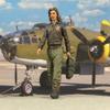 W. Britain Museum Collection 10105 U.S.A.A.F. W.A.S.P. Womens Air Service Pilot 1943-1945 1:30 Scale Metal view 3