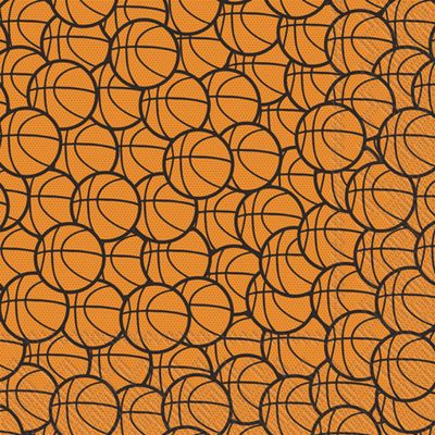 Basketball Party Napkins 40 Count | 2 packs of 20CT Cocktail Napkins
