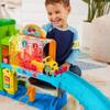 Fisher-Price Little People Toddler Toy Light-Up Learning Garage, Electronic Playset with Car & Figures for Preschool Pretend Play Kids Ages 1+ Years view 2