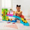 Fisher-Price Little People Toddler Toy Light-Up Learning Garage, Electronic Playset with Car & Figures for Preschool Pretend Play Kids Ages 1+ Years view 4