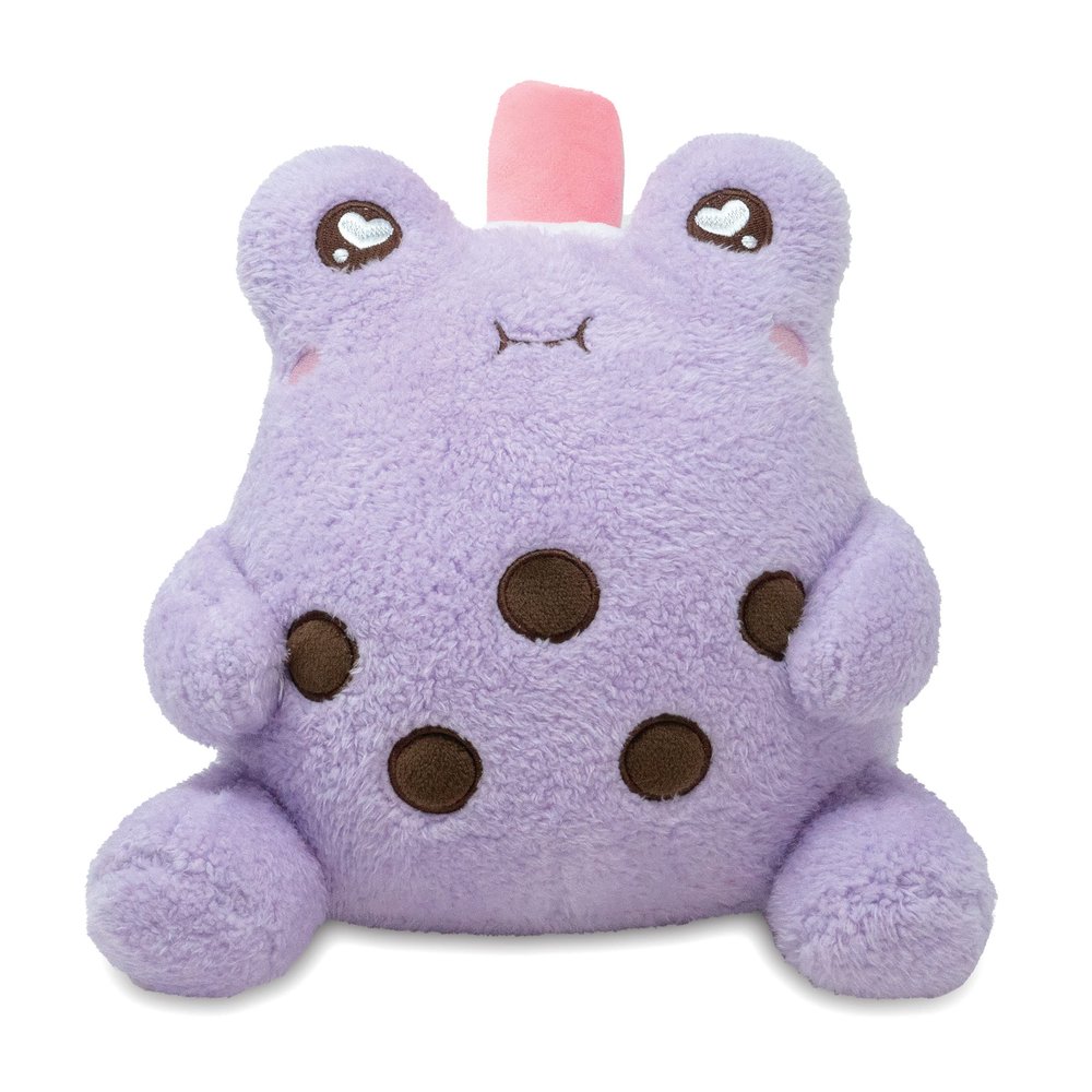 Cuddle Barn PlushGoals - Boba Wawa | Super Soft Cute Kawaii Froggie Dressed As Bubble Tea Collectible Stuffed Animal Plush Toy, 9 inches
